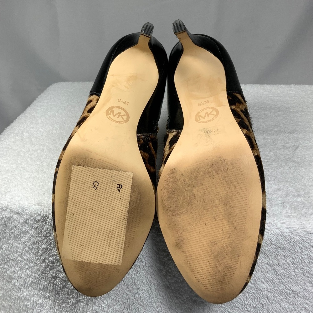 Michael Kors Sammy Leopard Print Bootie - Size 6.5 - Picture 5 of 14